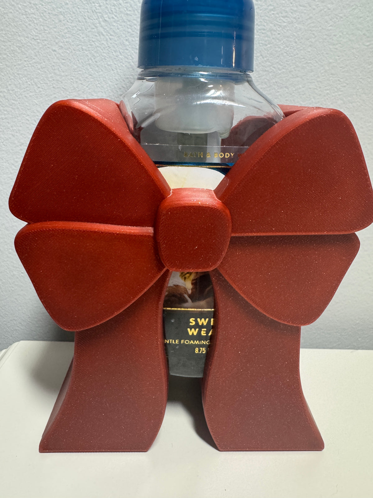 🎀 Sparkle Bow Soap Holder – For BBW Foaming Hand Soaps 🎀
